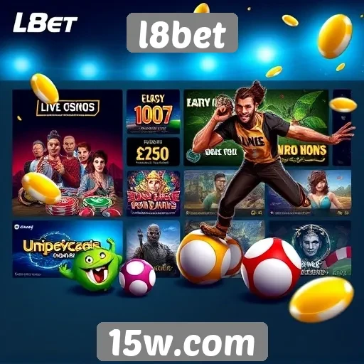 Opções de jogos disponíveis no l8bet